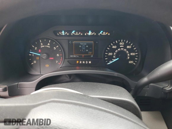 2018 Ford F-150 XL with VIN 1FTEX1CP9JKC83813, listed as a Copart auction lot 59342735 with 63,106 mi miles and Salvage title. Bid and sale history available at DreamBid. Image 9.