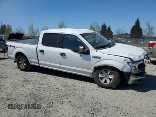 2018 Ford F-150 XL with VIN 1FTFW1EG6JKE41335, listed as a Copart auction lot 53473855 with 138,113 mi miles and Salvage title. Bid and sale history available at DreamBid. Image 4.