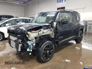 2020 Jeep Renegade Latitude z VIN ZACNJBBB4LPL11360, wystawiony jako Copart lot #45865725 z przebiegiem 16 656 mil mil oraz Szkoda całkowita • Salvage title. Historia ofert i sprzedaży dostępna na DreamBid. Obrazek 1.