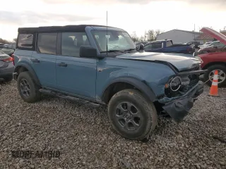 2022 Ford Bronco with VIN 1FMDE5BH8NLA99753, listed as a Copart auction lot 48909635 with 28,543 mi miles and Salvage Title. Bid and sale history available at DreamBid. Image 4.