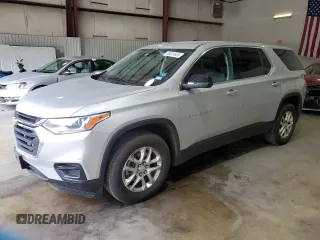 2021 Chevrolet Traverse LS with VIN 1GNERFKW8MJ193604, listed as a Copart auction lot 69024534 with 61,366 mi miles and Salvage Title. Bid and sale history available at carsss.com. Image 1.