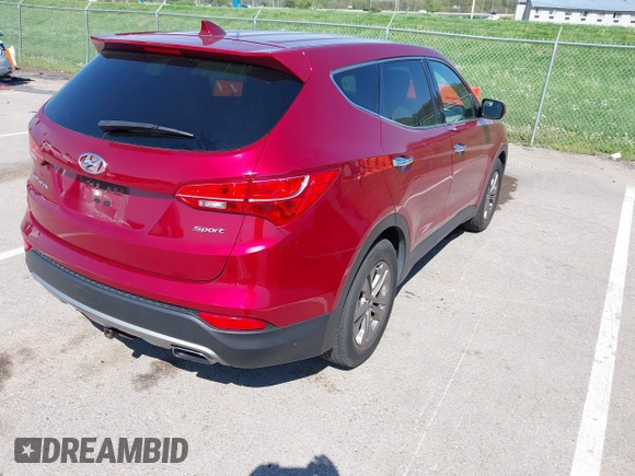 2014 Hyundai Santa Fe Sport with VIN 5XYZT3LB5EG133688, listed as a IAAI auction lot 42077837 with 119,892 mi miles. Bid and sale history available at carsss.com. Image 4.