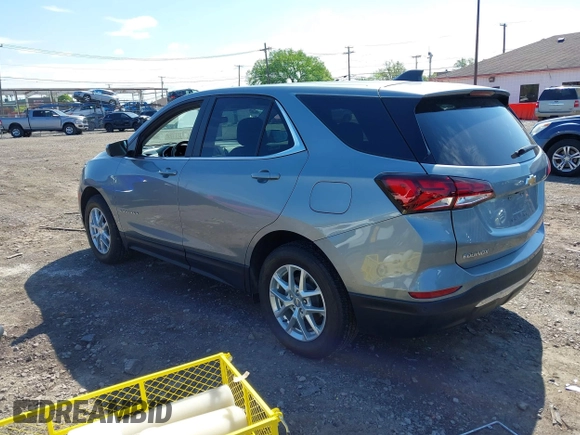 2023 Chevrolet Equinox LT with VIN 3GNAXTEG0PS202483, listed as a IAAI auction lot 42273650 with 21,430 mi miles and . Bid and sale history available at DreamBid. Image 3.