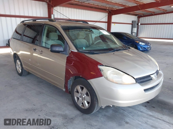 2005 Toyota Sienna CE с VIN 5TDZA23C25S387385, выставлен на аукционе IAAI как лот 42305240 с пробегом 300 619 миль миль и . История ставок и продаж доступна на DreamBid. Изображение 1.