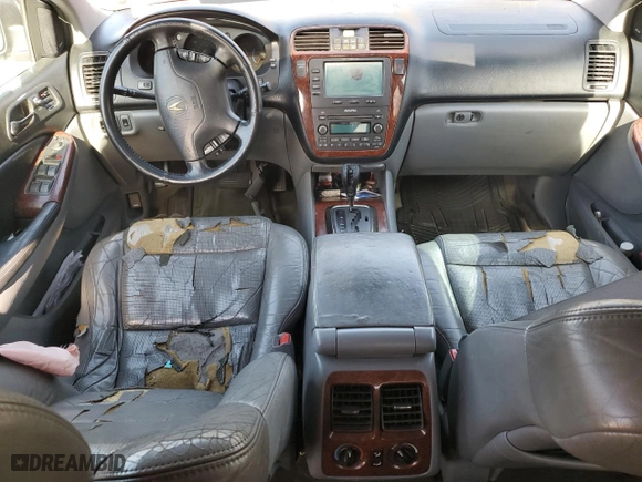 2005 Acura MDX Touring with VIN 2HNYD186X5H502534, listed as a Copart auction lot 48124035 with 0 mi miles and Salvage Title. Bid and sale history available at carsss.com. Image 8.