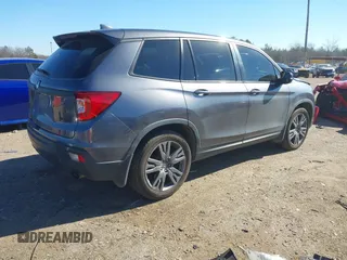 2019 Honda Passport EX-L with VIN 5FNYF7H54KB000467, listed as a IAAI auction lot 41342341 with 172,811 mi miles and . Bid and sale history available at carsss.com. Image 4.