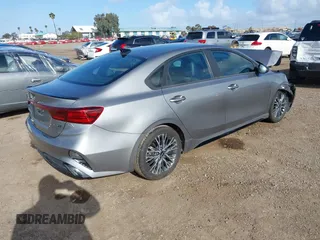 2022 Kia Forte GT-Line with VIN 3KPF54AD6NE456507, listed as a IAAI auction lot 41940234 with 26,156 mi miles. Bid and sale history available at carsss.com. Image 4.