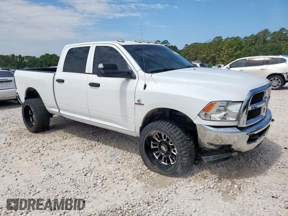 2017 Ram 2500 Tradesman with VIN 3C6UR5CL0HG673735, listed as a Copart auction lot 57064865 with 103,068 mi miles and Salvage title. Bid and sale history available at DreamBid. Image 4.