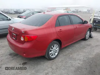 2009 Toyota Corolla with VIN JTDBL40E899064668, listed as a IAAI auction lot 41889355 with 168,145 mi miles. Bid and sale history available at carsss.com. Image 4.