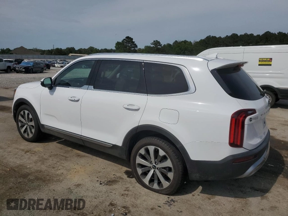 2021 Kia Telluride EX with VIN 5XYP34HC4MG180062, listed as a Copart auction lot 56960365 with 62,713 mi miles and Salvage title. Bid and sale history available at DreamBid. Image 2.