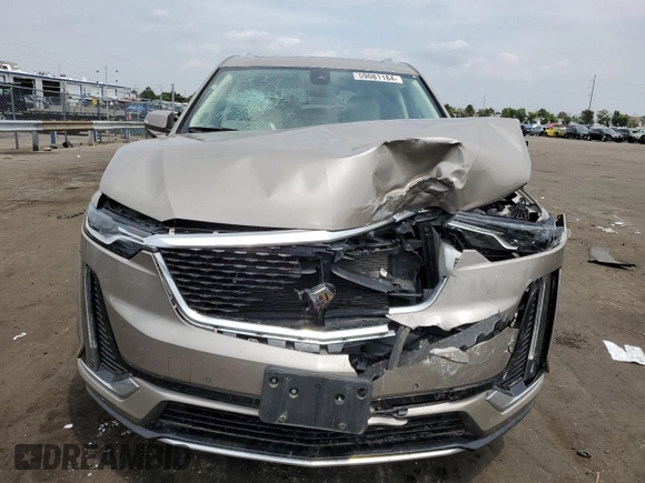 2022 Cadillac XT6 Premium Luxury with VIN 1GYKPDRS5NZ180296, listed as a Copart auction lot 59081184 with 21,380 mi miles and Salvage title. Bid and sale history available at DreamBid. Image 5.