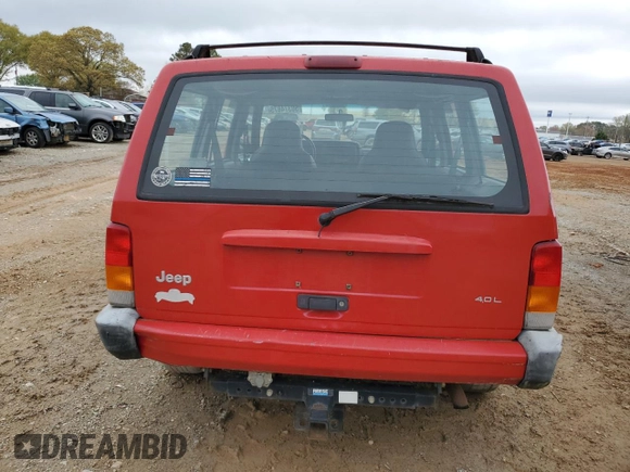 1999 Jeep Cherokee Sport with VIN 1J4FT68S2XL580915, listed as a Copart auction lot 50374875 with 286,276 mi miles and Salvage Title. Bid and sale history available at carsss.com. Image 6.