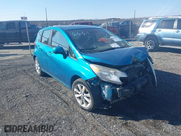 2014 Nissan Note SV with VIN 3N1CE2CP2EL426661, listed as a IAAI auction lot 41665915 with 59,873 mi miles and . Bid and sale history available at DreamBid. Image 1.