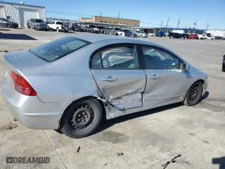 2007 Honda Civic Sdn LX with VIN 1HGFA16507L111352, listed as a Copart auction lot 41507465 with 157,570 mi miles and Salvage Title. Bid and sale history available at carsss.com. Image 3.