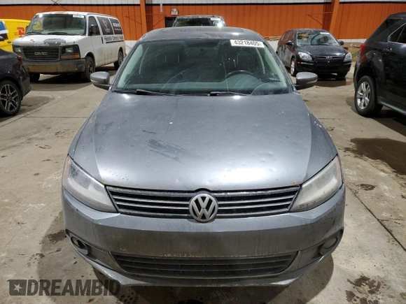 2012 Volkswagen Jetta Sedan SEL w/Sunroof with VIN 3VWLX7AJ9CM380754, listed as a Copart auction lot 43218405 with 198,390 mi miles and Clean Title. Bid and sale history available at carsss.com. Image 5.