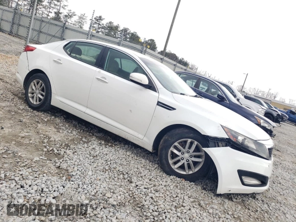 2013 Kia Optima LX z VIN KNAGM4A76D5349580, wystawiony jako Copart lot #43400545 z przebiegiem 156 241 mil mil oraz Szkoda całkowita • Salvage title. Historia ofert i sprzedaży dostępna na DreamBid. Obrazek 4.