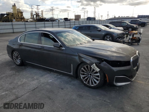 2022 BMW 7 Series 740i z VIN WBA7T2C02NCG97528, wystawiony jako Copart lot #80687204 z przebiegiem 28 387 mil mil oraz Szkoda całkowita • Salvage title. Historia ofert i sprzedaży dostępna na DreamBid. Obrazek 4.