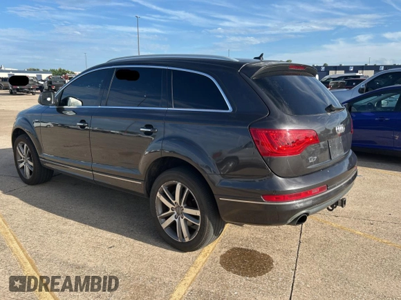 2013 Audi Q7 Premium Plus z VIN WA1LGAFE5DD012655, wystawiony jako Copart lot #63878015 z przebiegiem 108 768 mil mil oraz Czysty tytuł • Clean title. Historia ofert i sprzedaży dostępna na DreamBid. Obrazek 3.