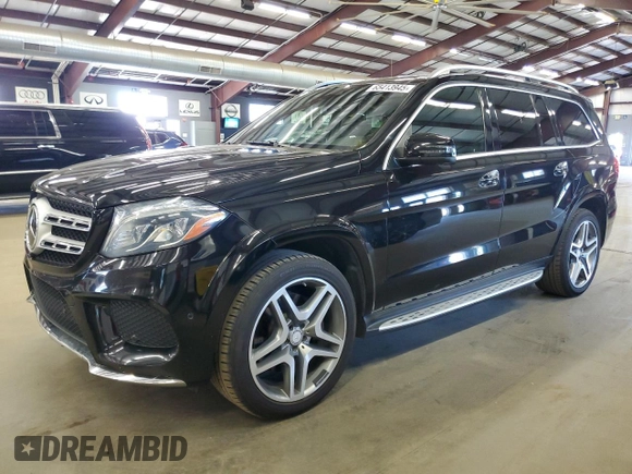 2017 Mercedes-Benz GLS 550 with VIN 4JGDF7DE2HA781443, listed as a Copart auction lot 65413945 with 170,810 mi miles and Clean title. Bid and sale history available at DreamBid. Image 1.