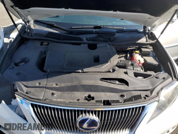 2012 Lexus RX 450h with VIN JTJBC1BA0C2050107, listed as a Copart auction lot 62010125 with Not provided miles and Salvage title. Bid and sale history available at DreamBid. Image 12.