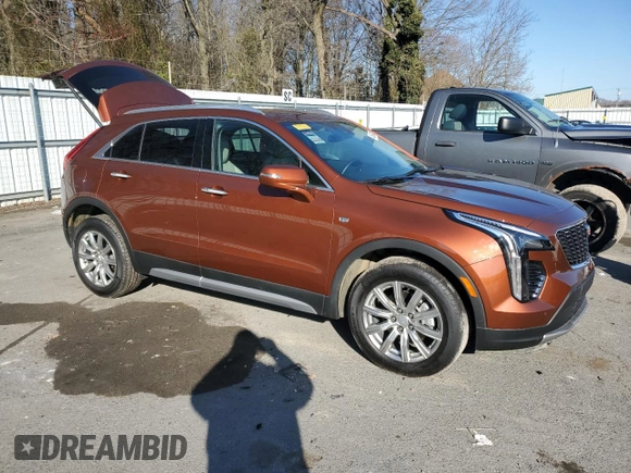 2021 Cadillac XT4 FWD Premium Luxury with VIN 1GYFZCR45MF080514, listed as a Copart auction lot 44666043 with 4,339 mi miles. Bid and sale history available at carsss.com. Image 4.