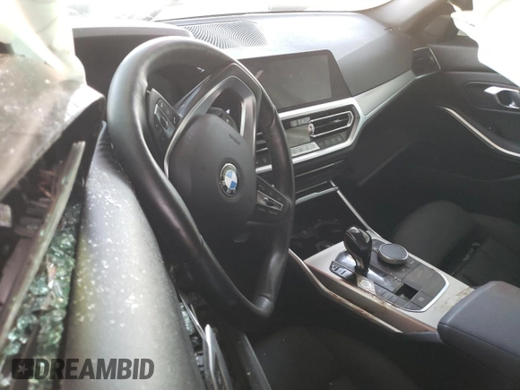 2021 BMW 3 Series 330i with VIN 3MW5R1J08M8B73547, listed as a Copart auction lot 58420085 with Not provided miles and Salvage title. Bid and sale history available at DreamBid. Image 8.