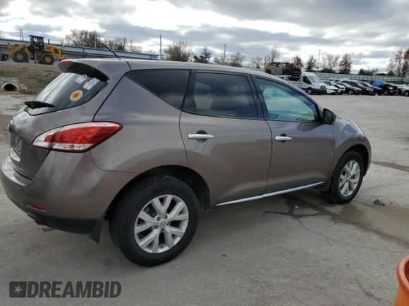 2011 Nissan Murano S with VIN JN8AZ1MU9BW067181, listed as a Copart auction lot 80911904 with 158,072 mi miles and Salvage Title. Bid and sale history available at carsss.com. Image 3.