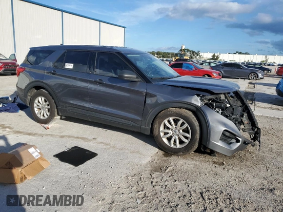 2021 Ford Explorer with VIN 1FMSK8BH8MGB56705, listed as a Copart auction lot 85612594 with 47,794 mi miles and Non Repairable. Bid and sale history available at carsss.com. Image 4.