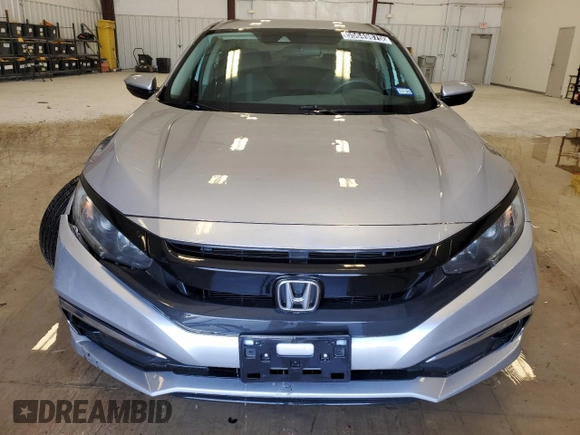 2019 Honda Civic LX with VIN 19XFC2F68KE011783, listed as a Copart auction lot 55649875 with 77,266 mi miles and Clean Title. Bid and sale history available at DreamBid. Image 5.