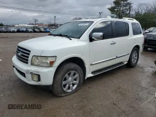 2006 Infiniti QX56 with VIN 5N3AA08A56N814982, listed as a Copart auction lot 44145425 with 242,129 mi miles and Salvage Title. Bid and sale history available at carsss.com. Image 1.