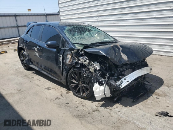 2022 Toyota Corolla Hatchback SE with VIN JTND4MBE2N3180539, listed as a Copart auction lot 66838274 with 36,582 mi miles and Salvage Title. Bid and sale history available at carsss.com. Image 4.