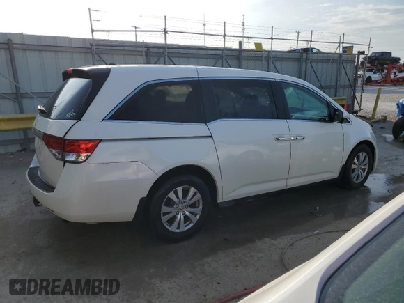 2016 Honda Odyssey EX-L with VIN 5FNRL5H60GB044127, listed as a Copart auction lot 50626715 with Not Provided miles and Non Repairable. Bid and sale history available at carsss.com. Image 3.