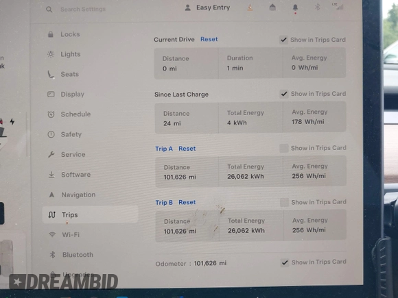 2023 Tesla Model 3 z VIN 5YJ3E1EA9PF431356, wystawiony jako IAAI lot #42620155 z przebiegiem 101 626 mil mil oraz . Historia ofert i sprzedaży dostępna na DreamBid. Obrazek 7.