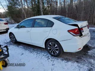 2014 Honda Civic Sedan LX with VIN 2HGFB2F58EH023274, listed as a Copart auction lot 87101894 with 82,061 mi miles and Clean Title. Bid and sale history available at carsss.com. Image 2.