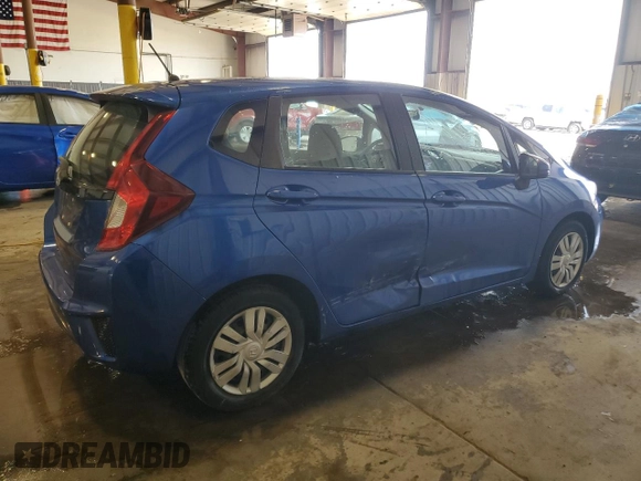 2017 Honda Fit LX with VIN JHMGK5H57HS010285, listed as a Copart auction lot 62520975 with 93,965 mi miles and Salvage title. Bid and sale history available at DreamBid. Image 3.