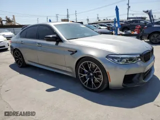 2020 BMW M5 Competition with VIN WBSJF0C04LCD66198, listed as a Copart auction lot 51439235 with 32,413 mi miles and Salvage Title. Bid and sale history available at carsss.com. Image 4.