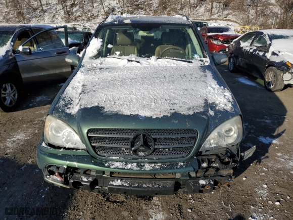 2002 Mercedes-Benz M-Class with VIN 4JGAB54E02A319103, listed as a Copart auction lot 89293205 with 153,951 mi miles and Salvage Title. Bid and sale history available at carsss.com. Image 5.