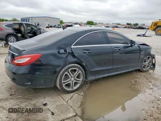 2016 Mercedes-Benz CLS 400 with VIN WDDLJ6FB7GA169514, listed as a Copart auction lot 55976445 with 64,213 mi miles and Salvage title. Bid and sale history available at DreamBid. Image 3.