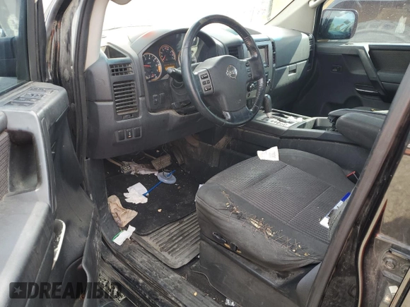 2012 Nissan Titan SV with VIN 1N6BA0ED3CN305384, listed as a Copart auction lot 56497905 with 331,174 mi miles and Salvage title. Bid and sale history available at DreamBid. Image 8.