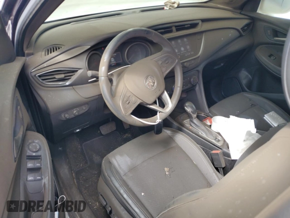 2021 Buick Encore GX Select with VIN KL4MMDSL7MB143133, listed as a Copart auction lot 55728285 with 87,731 mi miles and Salvage title. Bid and sale history available at DreamBid. Image 8.