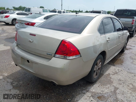 2012 Chevrolet Impala LS Fleet with VIN 2G1WF5E32C1321399, listed as a IAAI auction lot 42510946 with 198,081 mi miles and . Bid and sale history available at DreamBid. Image 4.