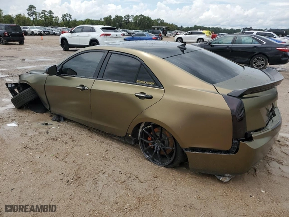 2014 Cadillac ATS Performance with VIN 1G6AC5SX8E0125941, listed as a Copart auction lot 64499334 with 94,525 mi miles and Salvage Title. Bid and sale history available at carsss.com. Image 2.