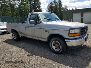 1996 Ford F-150 z VIN 1FTEF15Y1TLB97448, wystawiony jako Copart lot #58521885 z przebiegiem 111 405 mil mil oraz Czysty tytuł • Clean title. Historia ofert i sprzedaży dostępna na DreamBid. Obrazek 4.