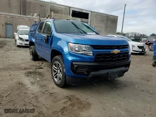 2021 Chevrolet Colorado 4WD Work Truck with VIN 1GCGTBEN3M1147063, listed as a Copart auction lot 88784025 with 34,157 mi miles and Salvage Title. Bid and sale history available at carsss.com. Image 10.