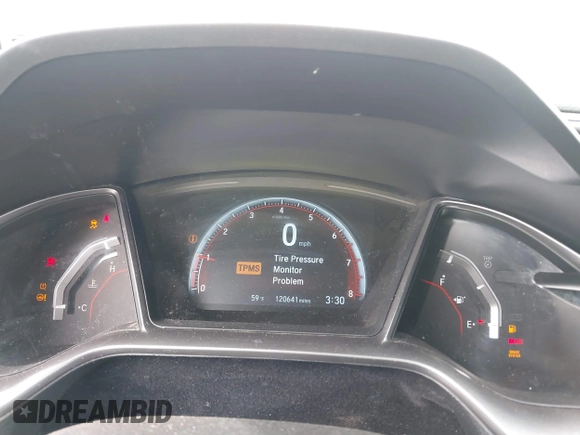 2017 Honda Civic Sedan Si with VIN 2HGFC1E53HH700373, listed as a IAAI auction lot 41688022 with 120,641 mi miles. Bid and sale history available at carsss.com. Image 7.