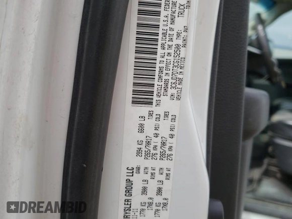 2012 Ram 1500 Tradesman with VIN 3C6JD7DT3CG152500, listed as a Copart auction lot 56755775 with 171,022 mi miles and Clean title. Bid and sale history available at DreamBid. Image 12.