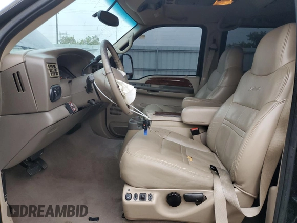 2001 Ford Excursion Limited with VIN 1FMSU43F51EB75087, listed as a Copart auction lot 54844495 with 290,096 mi miles and Salvage Title. Bid and sale history available at DreamBid. Image 7.