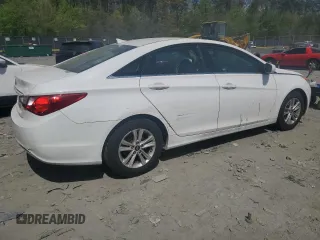 2013 Hyundai Sonata GLS with VIN 5NPEB4AC1DH803019, listed as a Copart auction lot 54192145 with 166,456 mi miles and Salvage Title. Bid and sale history available at carsss.com. Image 3.