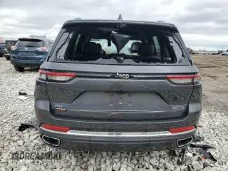 2022 Jeep Grand Cherokee Overland with VIN 1C4RJYD65N8716340, listed as a Copart auction lot 53912675 with Not provided miles and Salvage title. Bid and sale history available at DreamBid. Image 6.