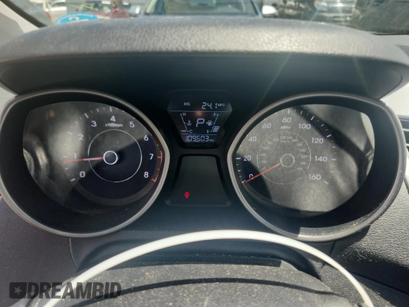 2015 Hyundai Elantra SE with VIN 5NPDH4AE2FH642419, listed as a Copart auction lot 64418735 with 109,503 mi miles and Salvage title. Bid and sale history available at DreamBid. Image 9.